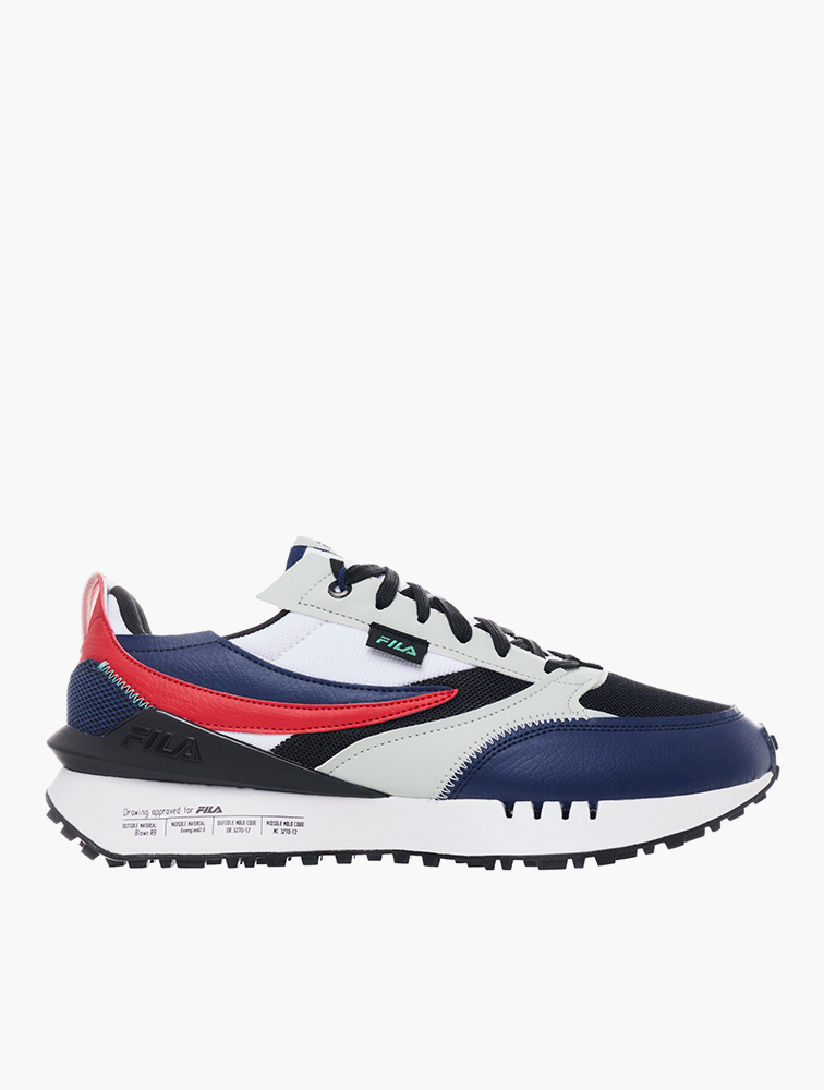MyRunway | Shop Fila Blue Fox & Red Renno N-Generation Sneakers